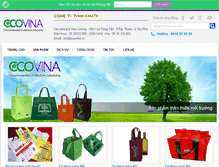 Tablet Screenshot of ecovina.vn